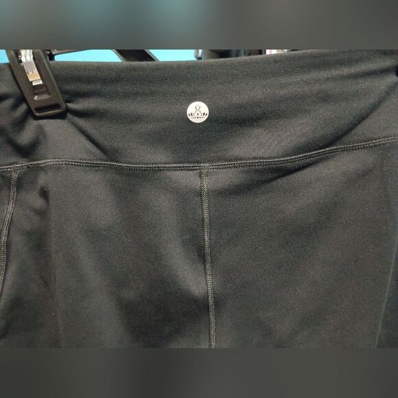 HEATHYOGA High Waisted Black Yoga Pants With Pockets Bootcut Pre-owned - Picture 2 of 9